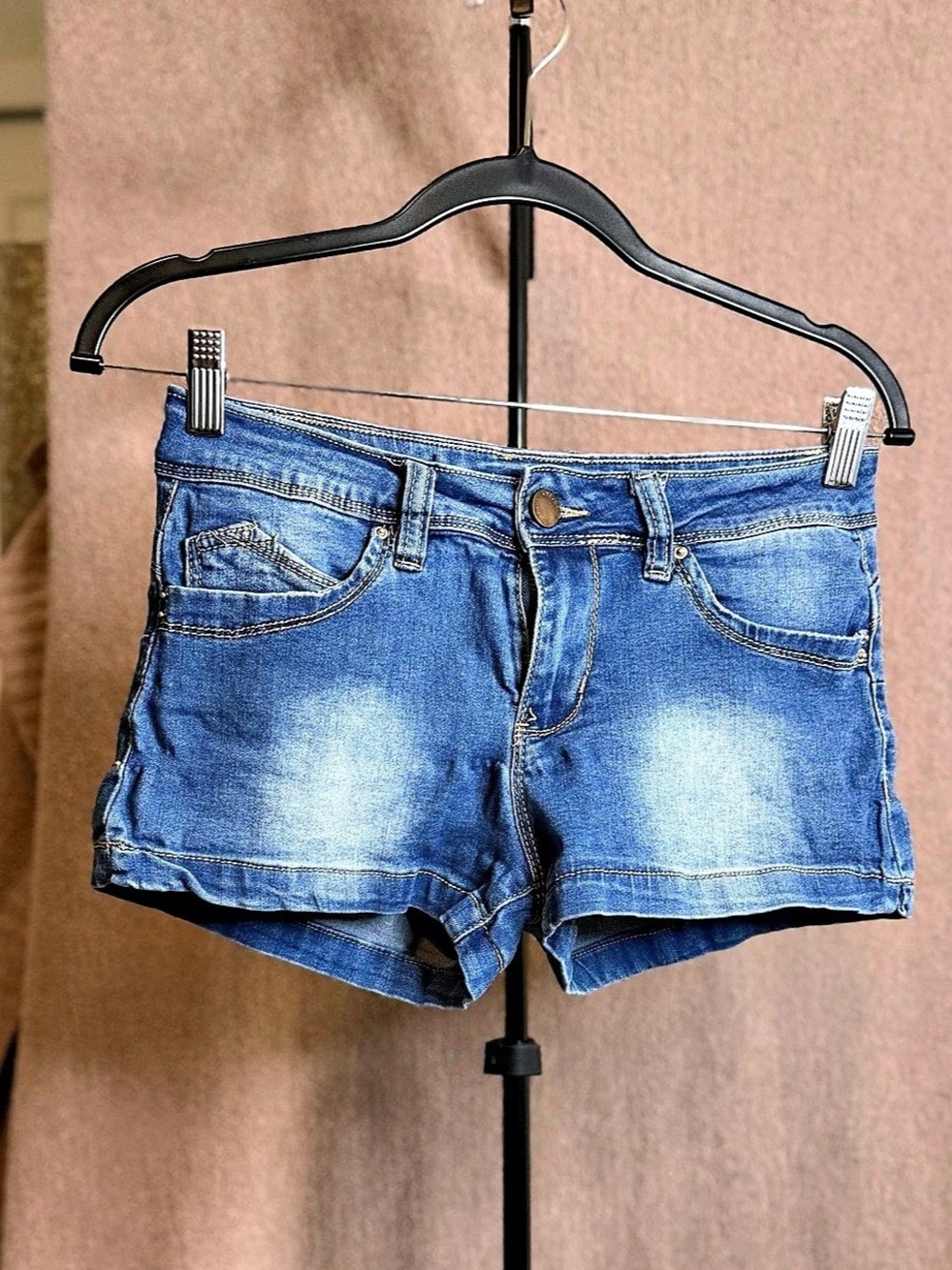 YMI Denim Jean Shorts in Blue Size 3